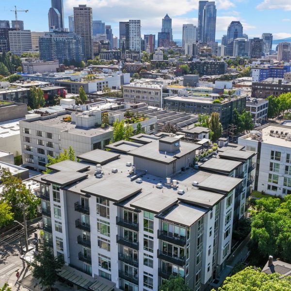 Collins on Pine Aerial View