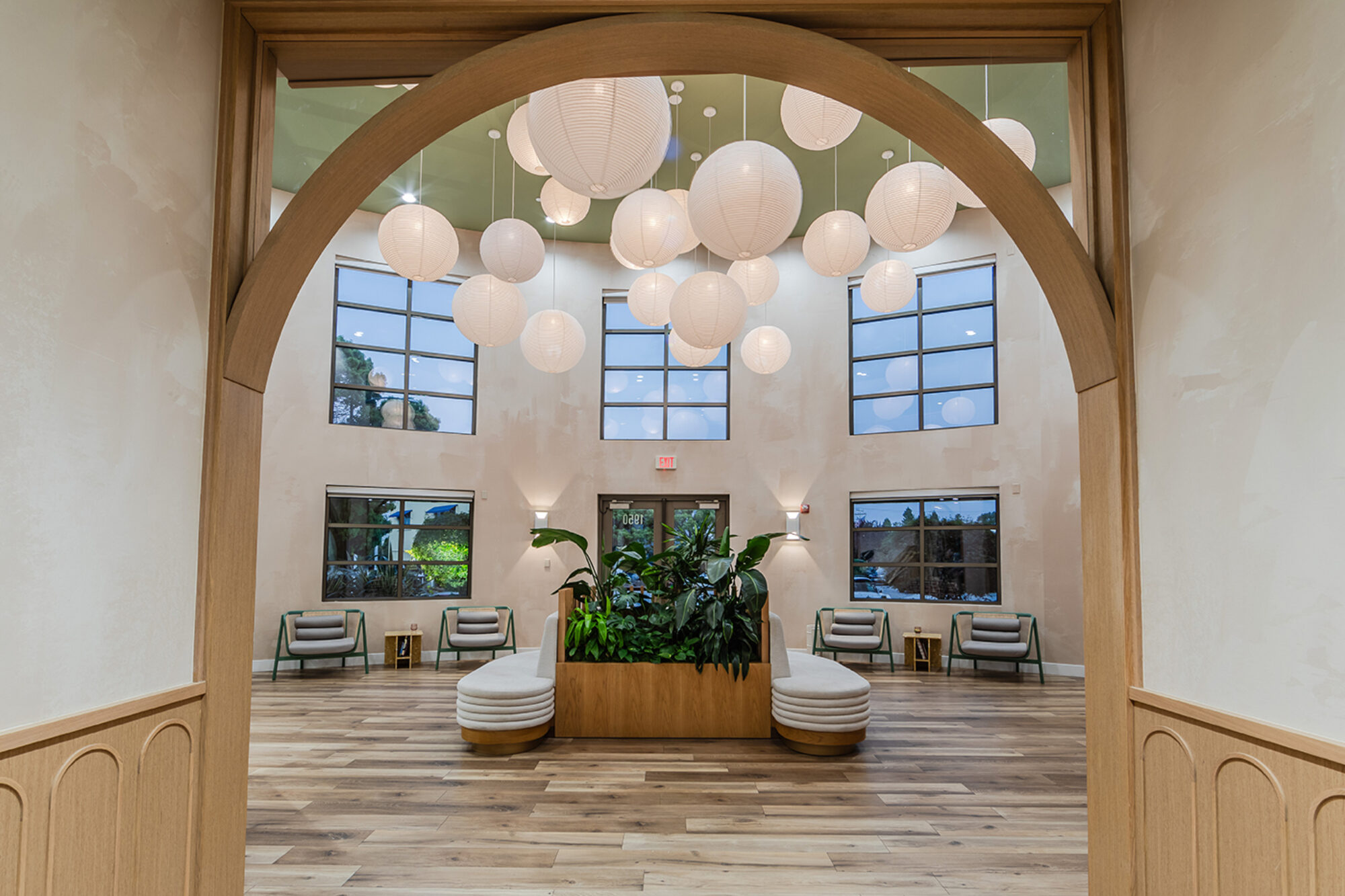 Photo of The Lark lobby after renovation